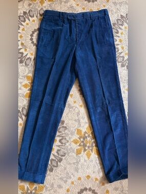 Sid Mashburn ocean blue Corduroy Pants